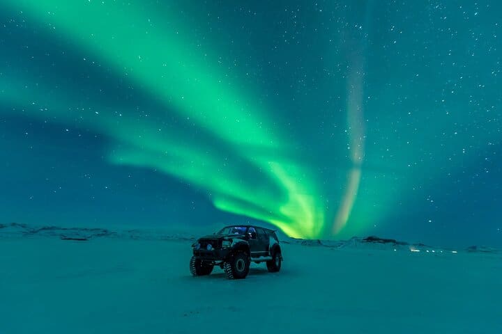 Aurora boreal privada en Super Truck 4×4